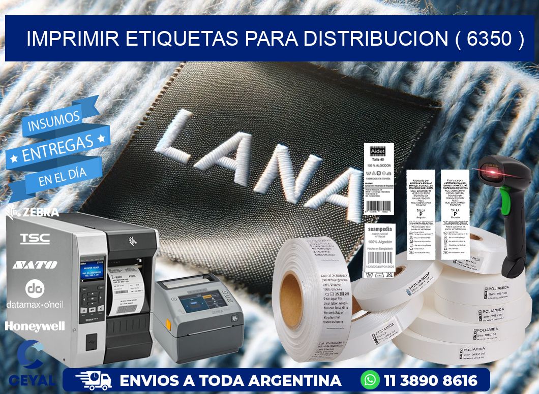 imprimir etiquetas para distribucion ( 6350 )