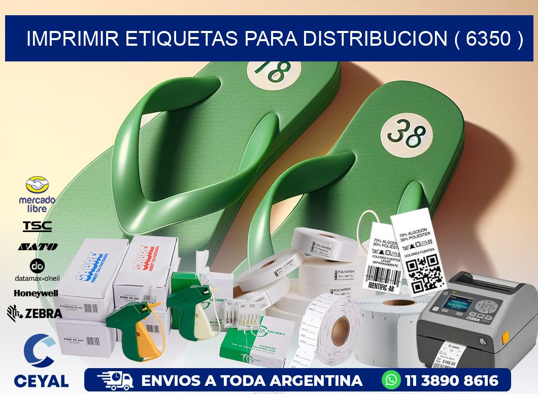 imprimir etiquetas para distribucion ( 6350 )