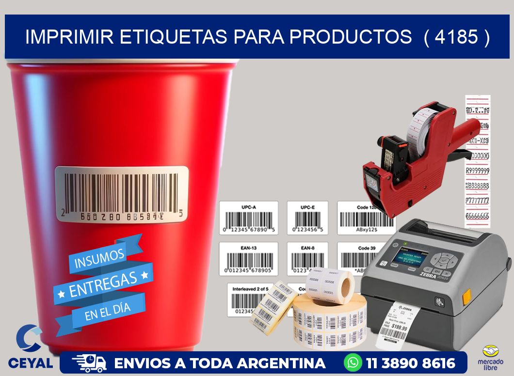 imprimir etiquetas para productos  ( 4185 )