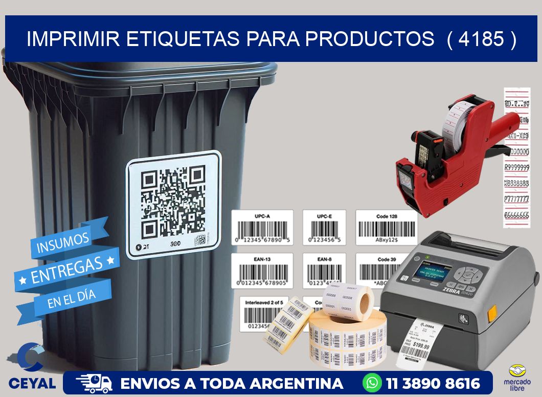 imprimir etiquetas para productos  ( 4185 )