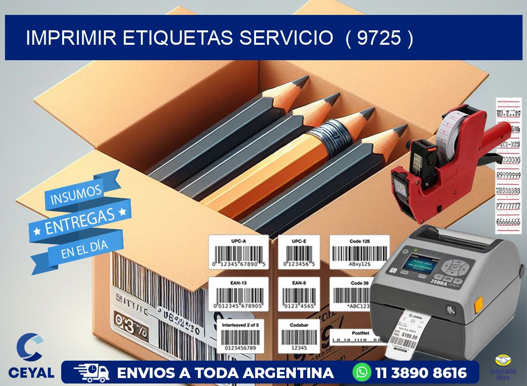 imprimir etiquetas servicio  ( 9725 )