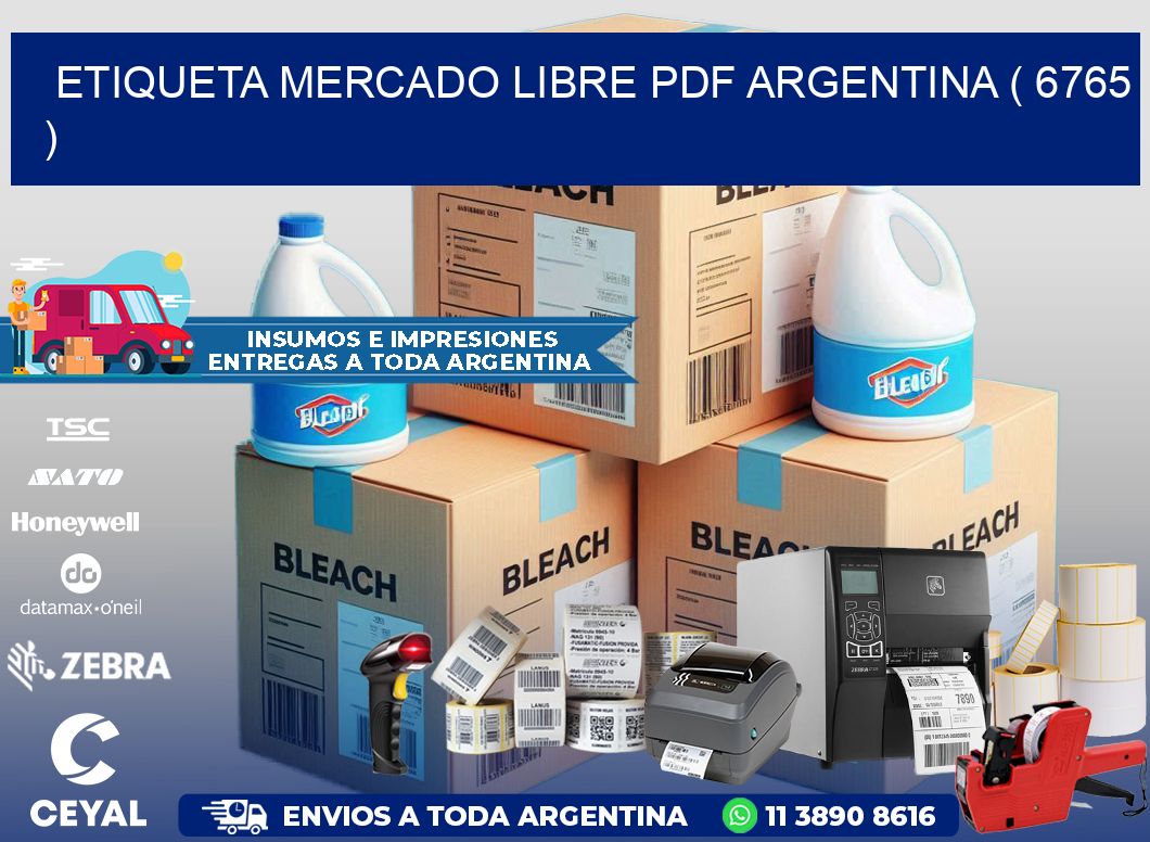 ETIQUETA MERCADO LIBRE PDF ARGENTINA ( 6765 )