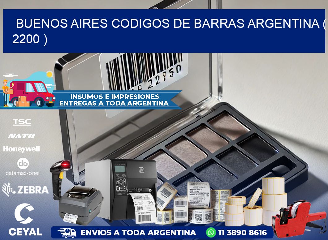 buenos aires codigos de barras argentina ( 2200 )