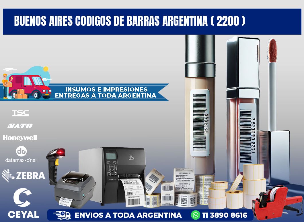 buenos aires codigos de barras argentina ( 2200 )