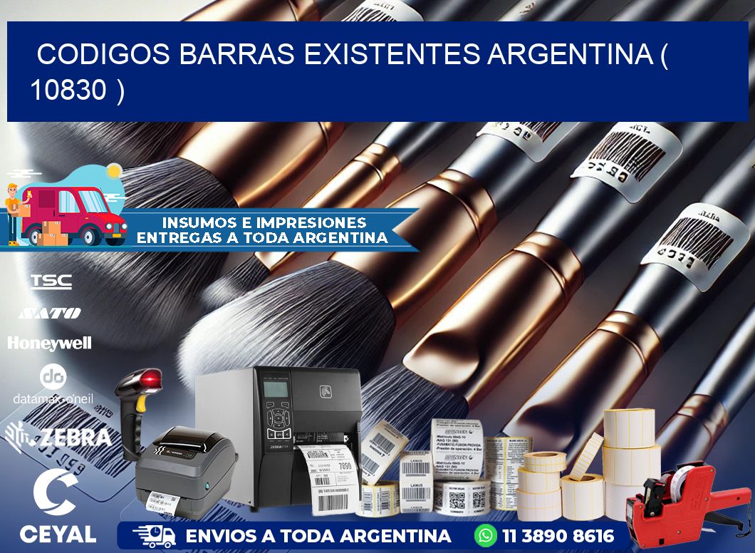 codigos barras existentes argentina ( 10830 )
