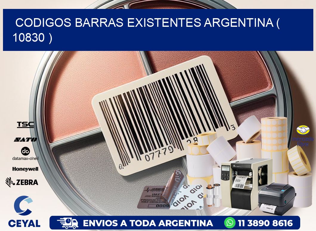 codigos barras existentes argentina ( 10830 )