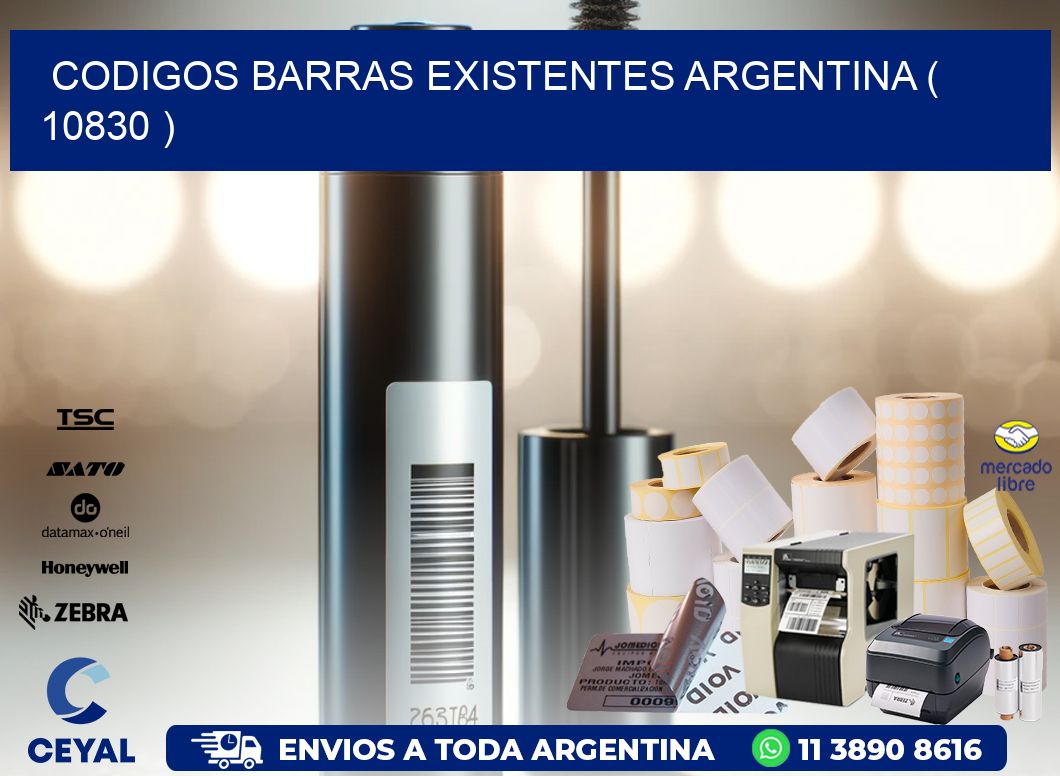 codigos barras existentes argentina ( 10830 )