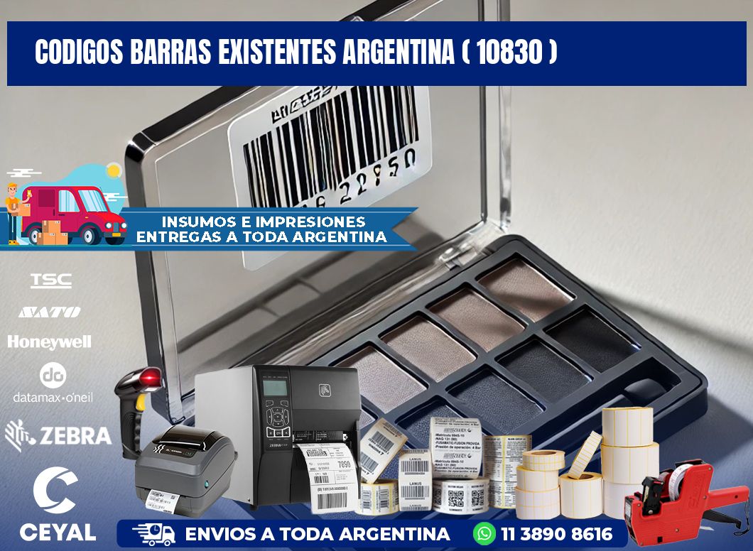 codigos barras existentes argentina ( 10830 )