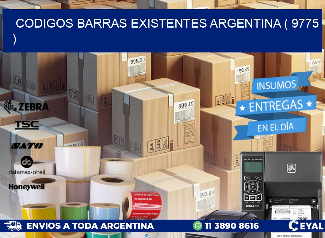 codigos barras existentes argentina ( 9775 )