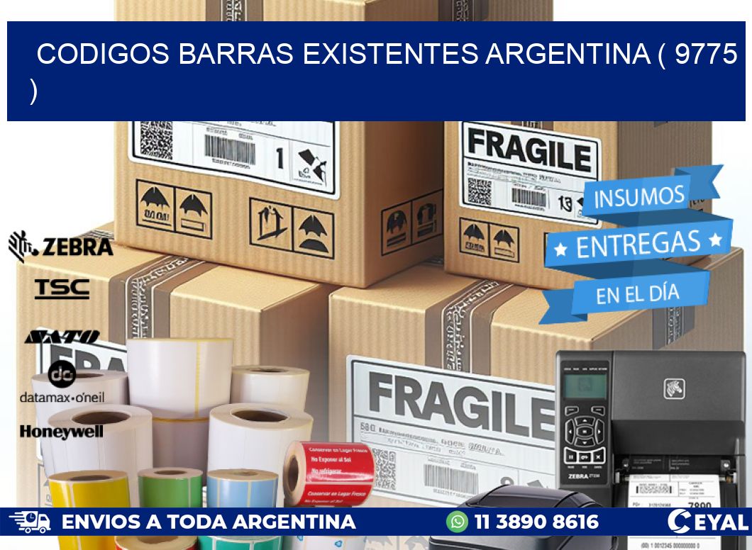 codigos barras existentes argentina ( 9775 )