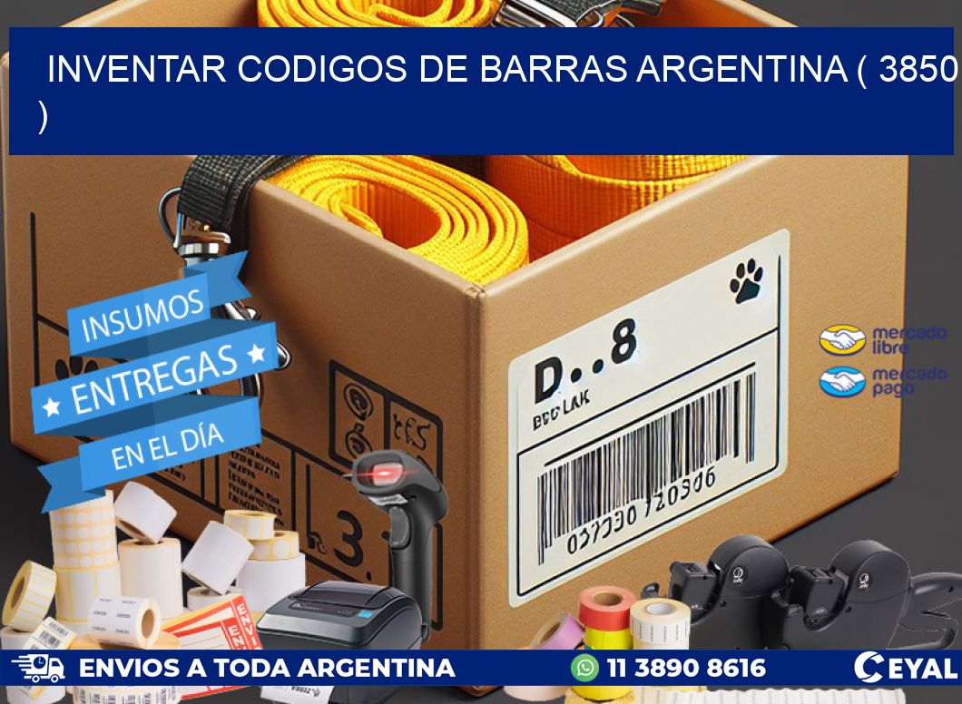 inventar codigos de barras argentina ( 3850 )