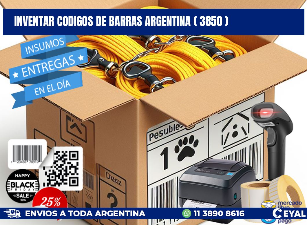 inventar codigos de barras argentina ( 3850 )