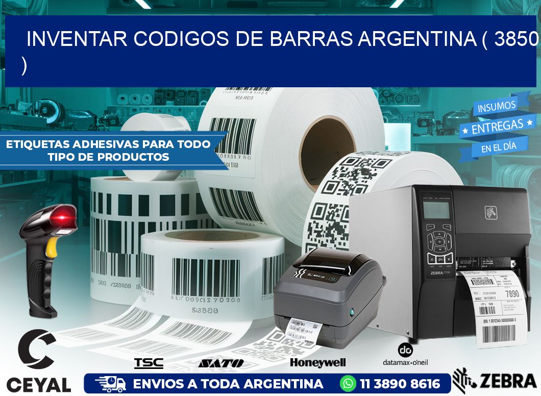 inventar codigos de barras argentina ( 3850 )