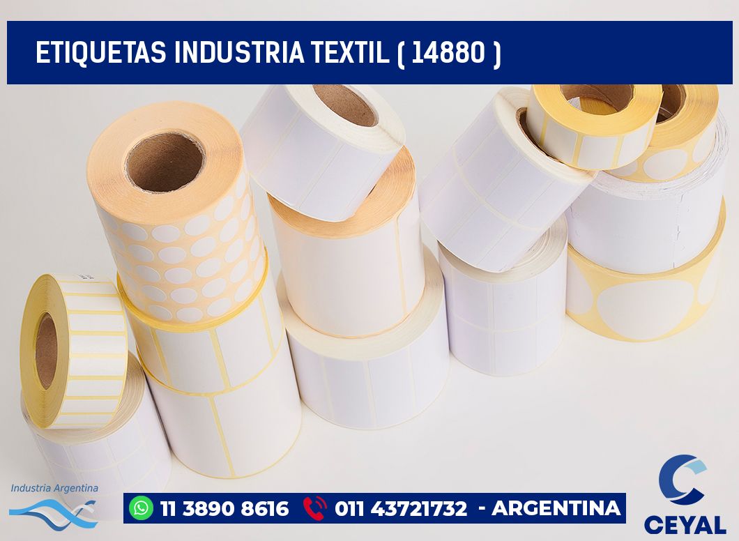 ETIQUETAS INDUSTRIA TEXTIL ( 14880 )