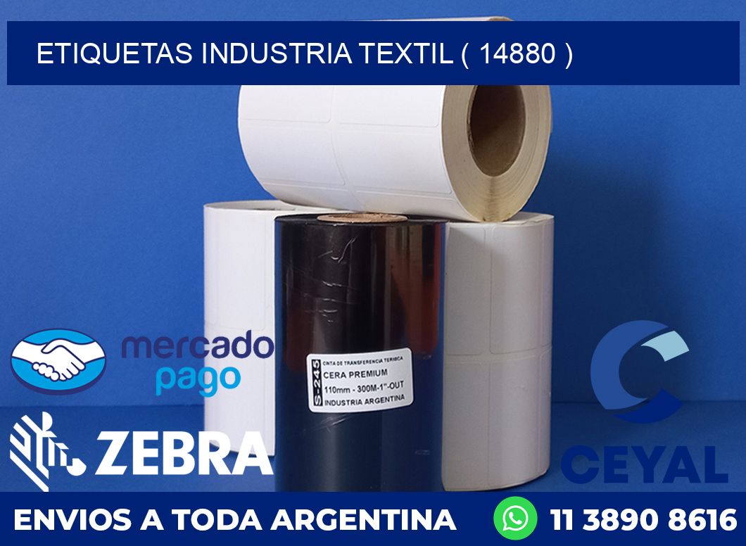 ETIQUETAS INDUSTRIA TEXTIL ( 14880 )