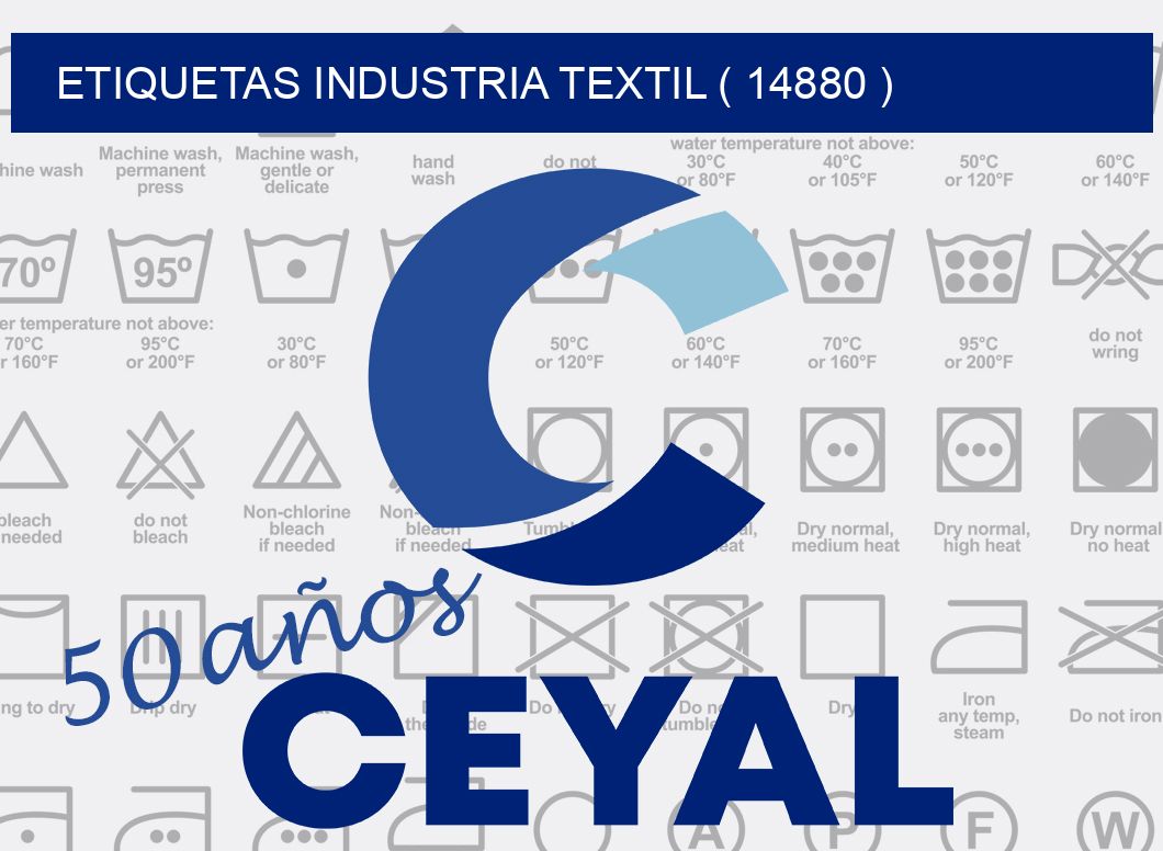 ETIQUETAS INDUSTRIA TEXTIL ( 14880 )