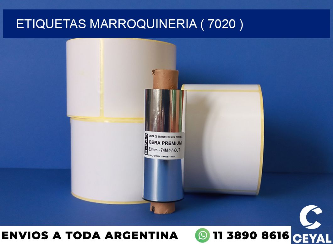 ETIQUETAS MARROQUINERIA ( 7020 )