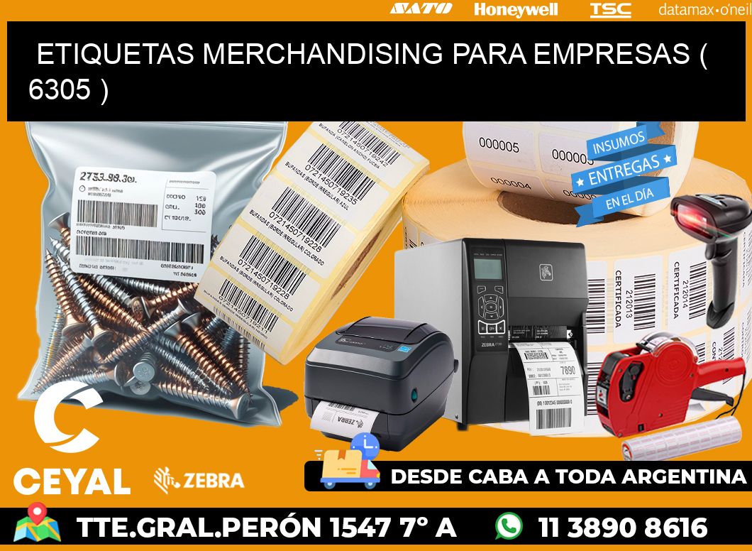 ETIQUETAS MERCHANDISING PARA EMPRESAS ( 6305 )