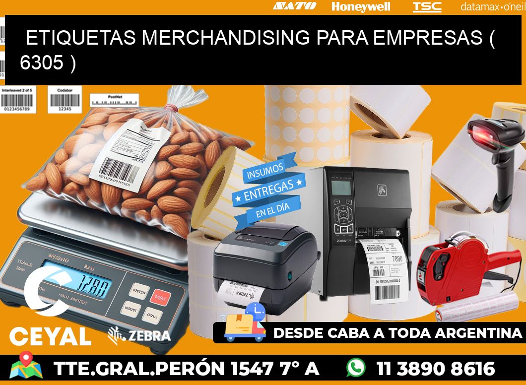 ETIQUETAS MERCHANDISING PARA EMPRESAS ( 6305 )