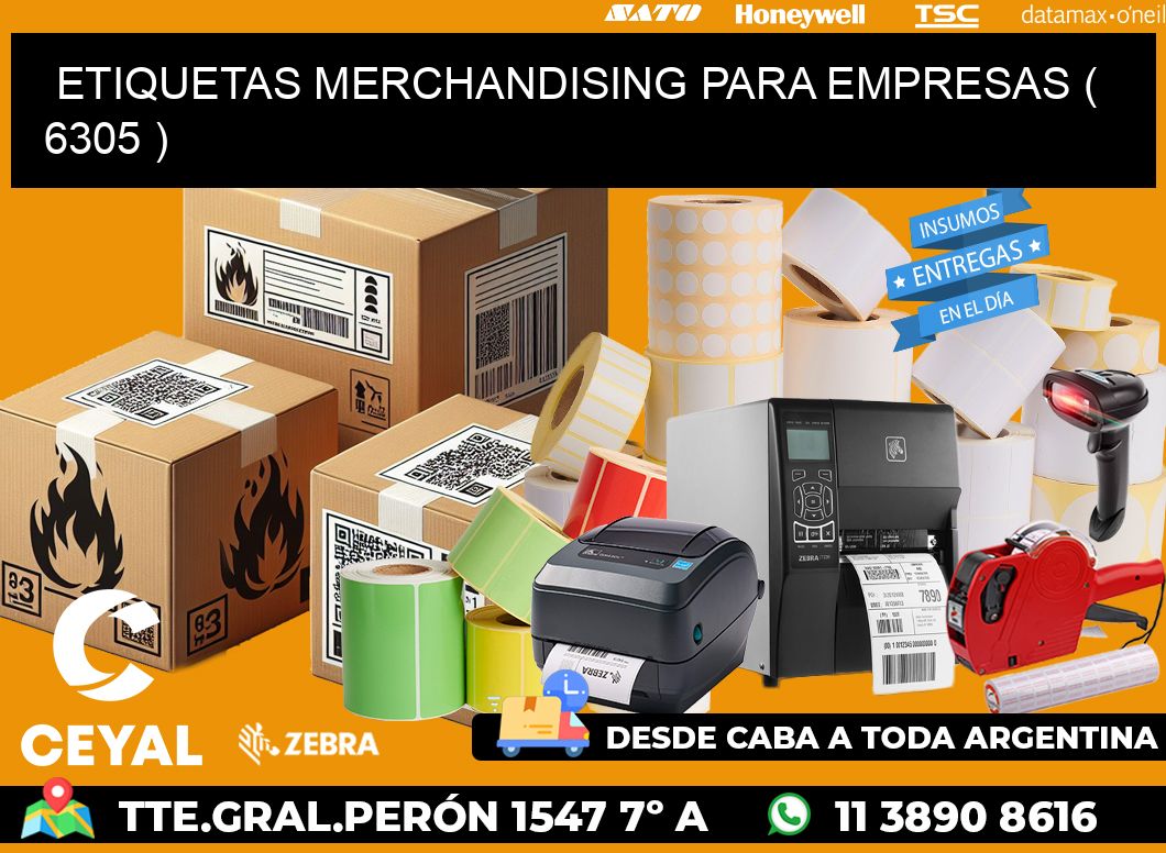 ETIQUETAS MERCHANDISING PARA EMPRESAS ( 6305 )