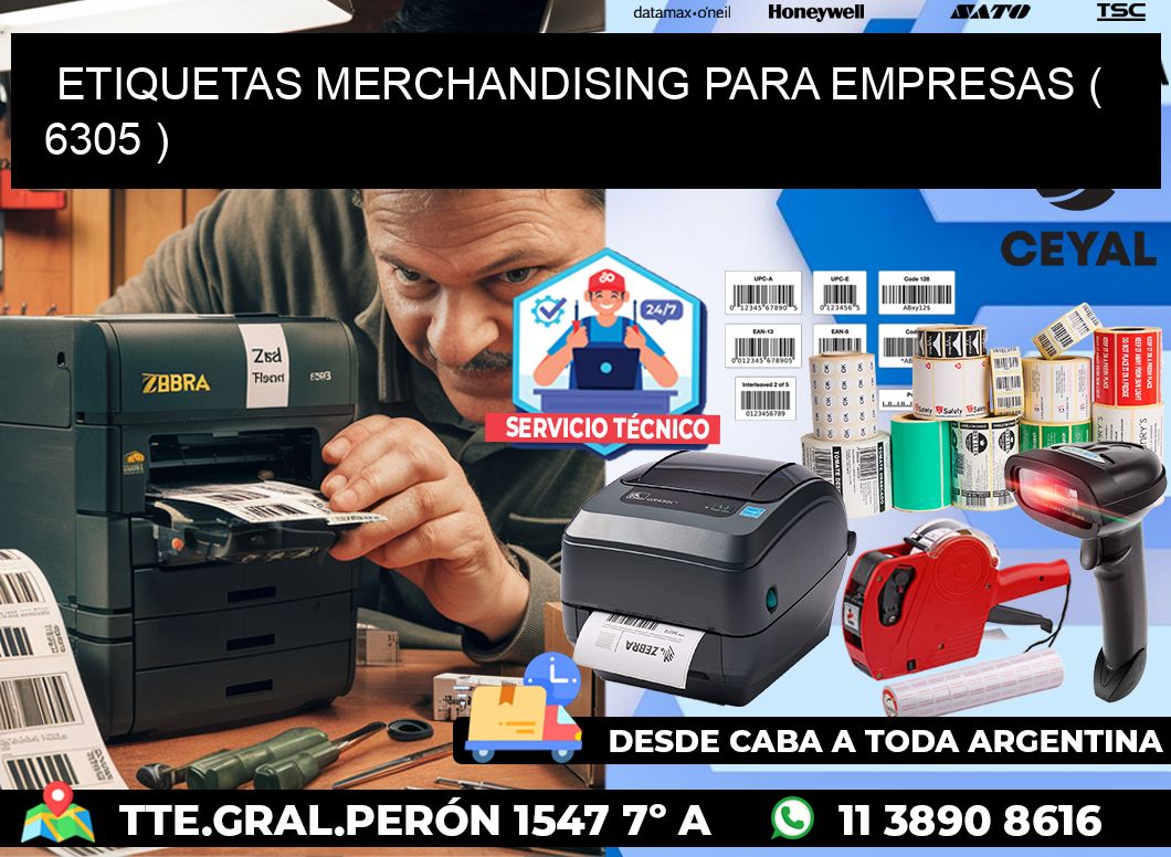 ETIQUETAS MERCHANDISING PARA EMPRESAS ( 6305 )