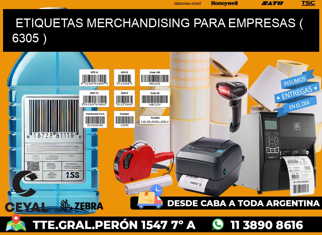 ETIQUETAS MERCHANDISING PARA EMPRESAS ( 6305 )