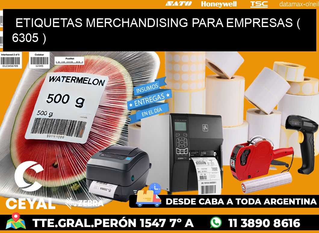 ETIQUETAS MERCHANDISING PARA EMPRESAS ( 6305 )