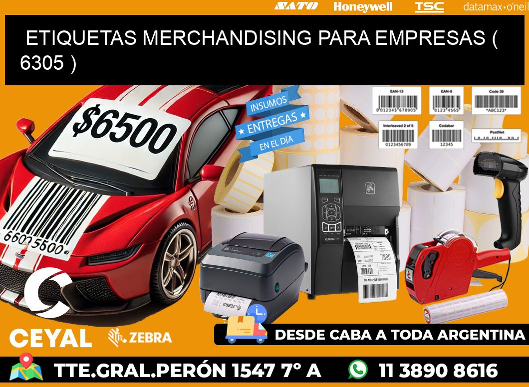 ETIQUETAS MERCHANDISING PARA EMPRESAS ( 6305 )