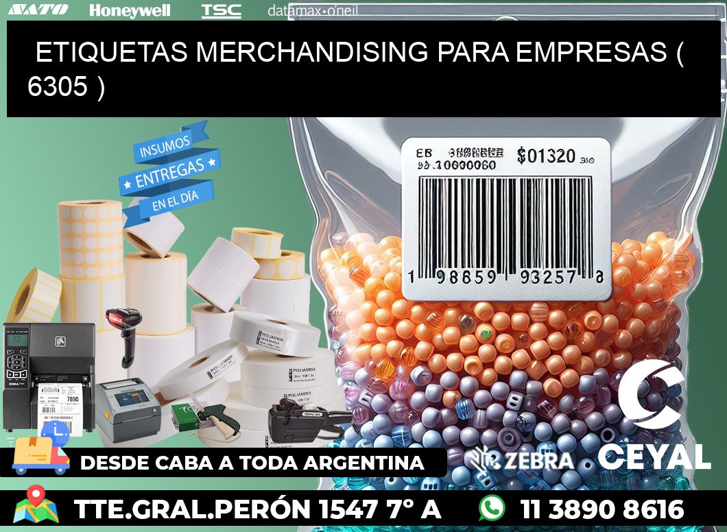 ETIQUETAS MERCHANDISING PARA EMPRESAS ( 6305 )