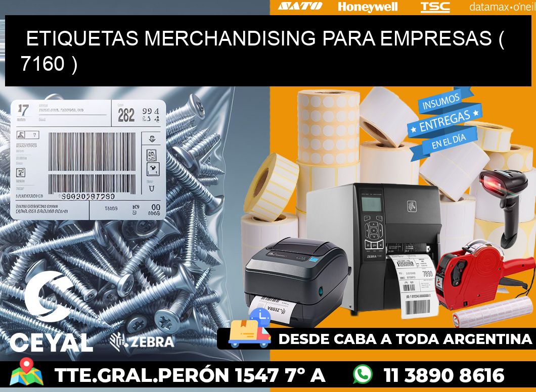 ETIQUETAS MERCHANDISING PARA EMPRESAS ( 7160 )