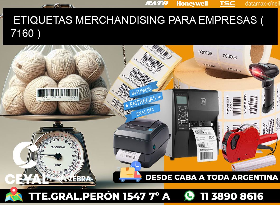 ETIQUETAS MERCHANDISING PARA EMPRESAS ( 7160 )