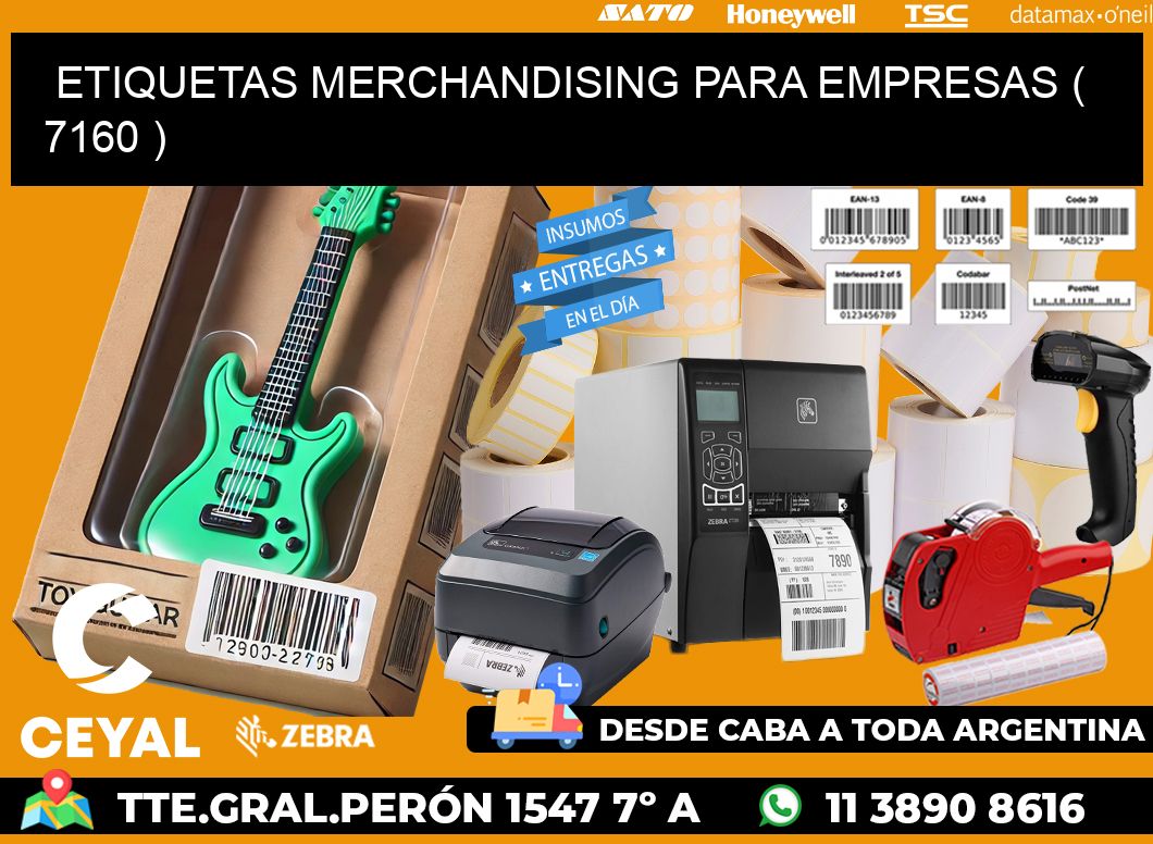 ETIQUETAS MERCHANDISING PARA EMPRESAS ( 7160 )