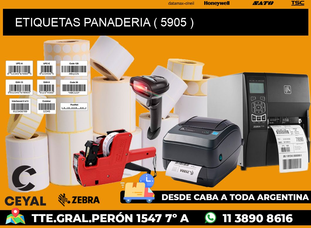 ETIQUETAS PANADERIA ( 5905 )