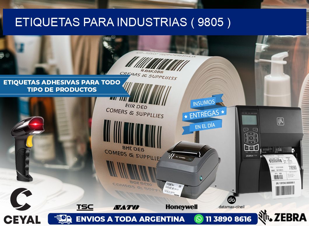 ETIQUETAS PARA INDUSTRIAS ( 9805 )