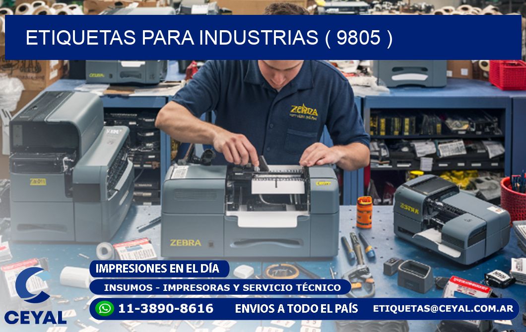 ETIQUETAS PARA INDUSTRIAS ( 9805 )