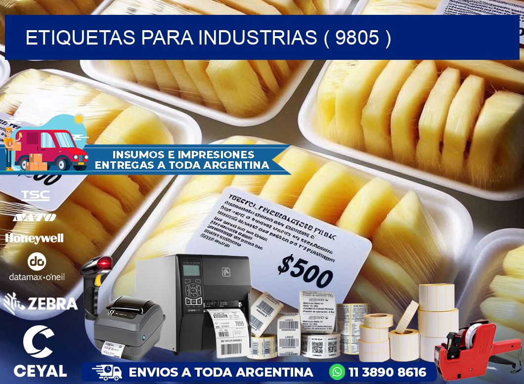 ETIQUETAS PARA INDUSTRIAS ( 9805 )