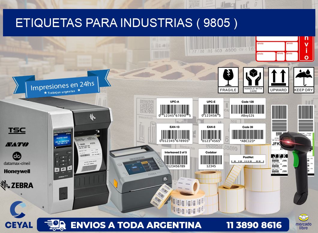 ETIQUETAS PARA INDUSTRIAS ( 9805 )