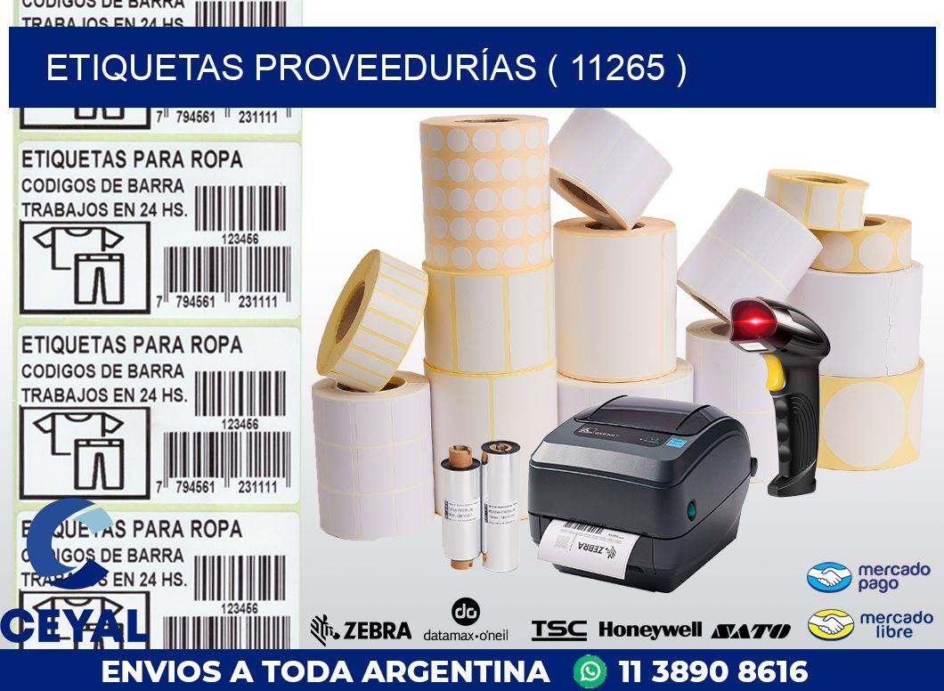 ETIQUETAS PROVEEDURÍAS ( 11265 )