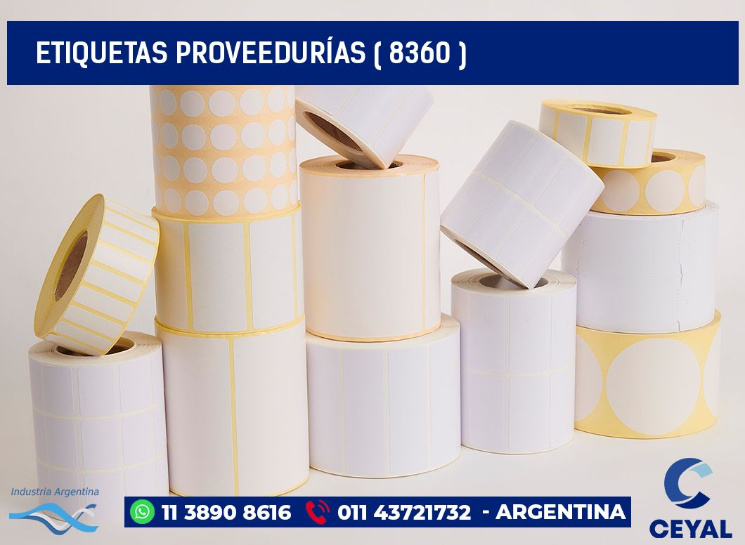 ETIQUETAS PROVEEDURÍAS ( 8360 )