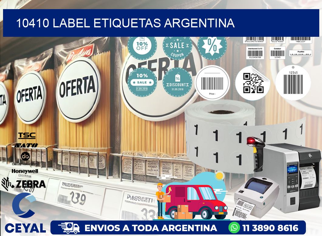 10410 LABEL ETIQUETAS ARGENTINA