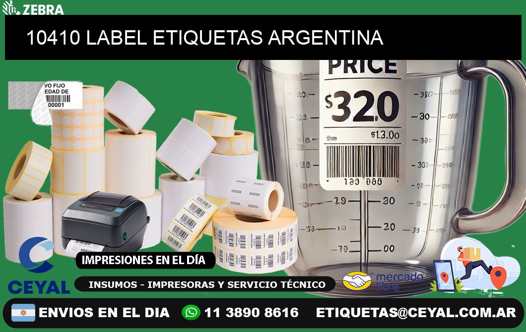 10410 LABEL ETIQUETAS ARGENTINA