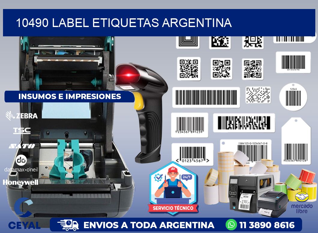 10490 LABEL ETIQUETAS ARGENTINA