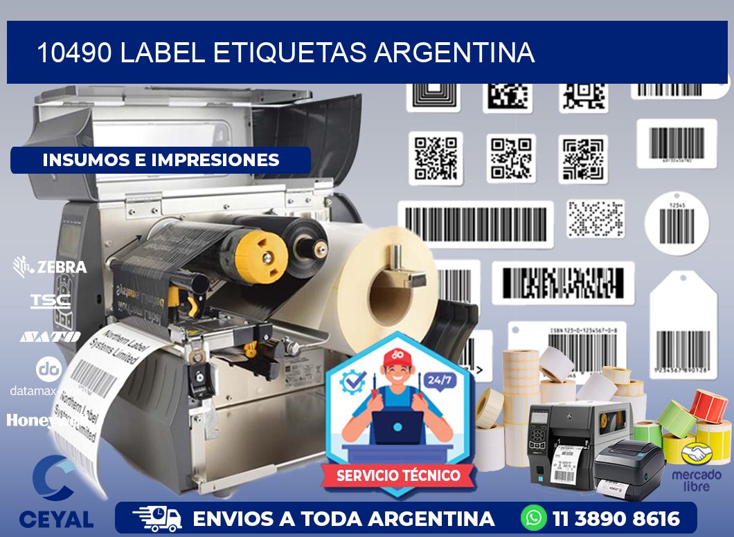 10490 LABEL ETIQUETAS ARGENTINA