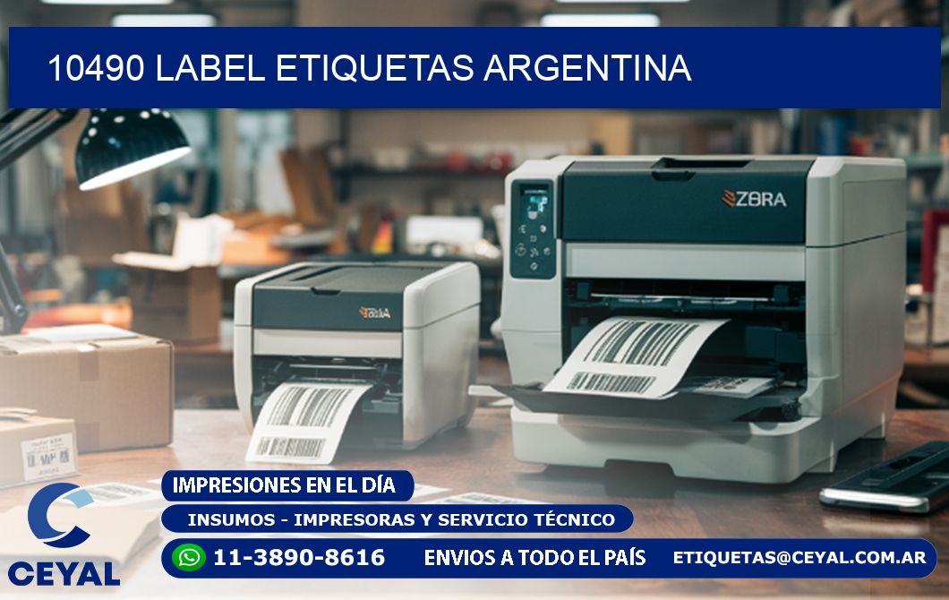 10490 LABEL ETIQUETAS ARGENTINA