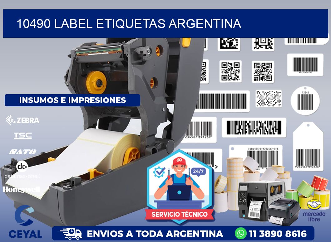 10490 LABEL ETIQUETAS ARGENTINA