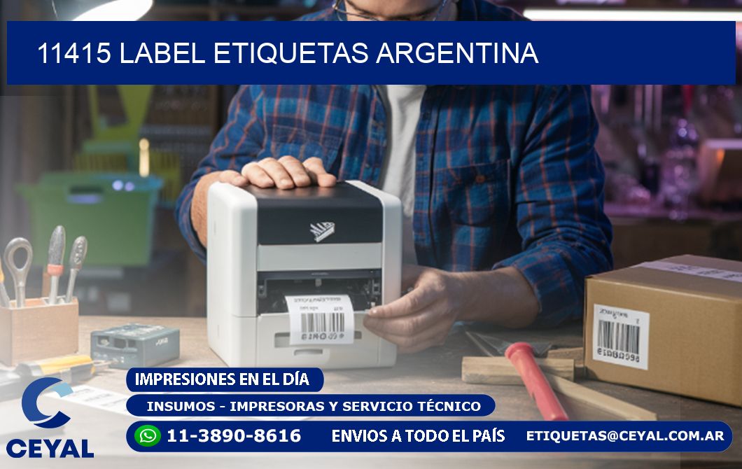 11415 LABEL ETIQUETAS ARGENTINA