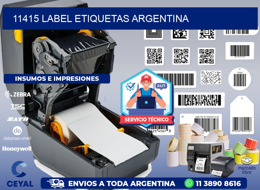 11415 LABEL ETIQUETAS ARGENTINA