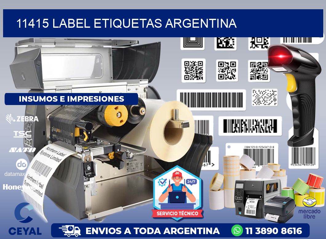 11415 LABEL ETIQUETAS ARGENTINA