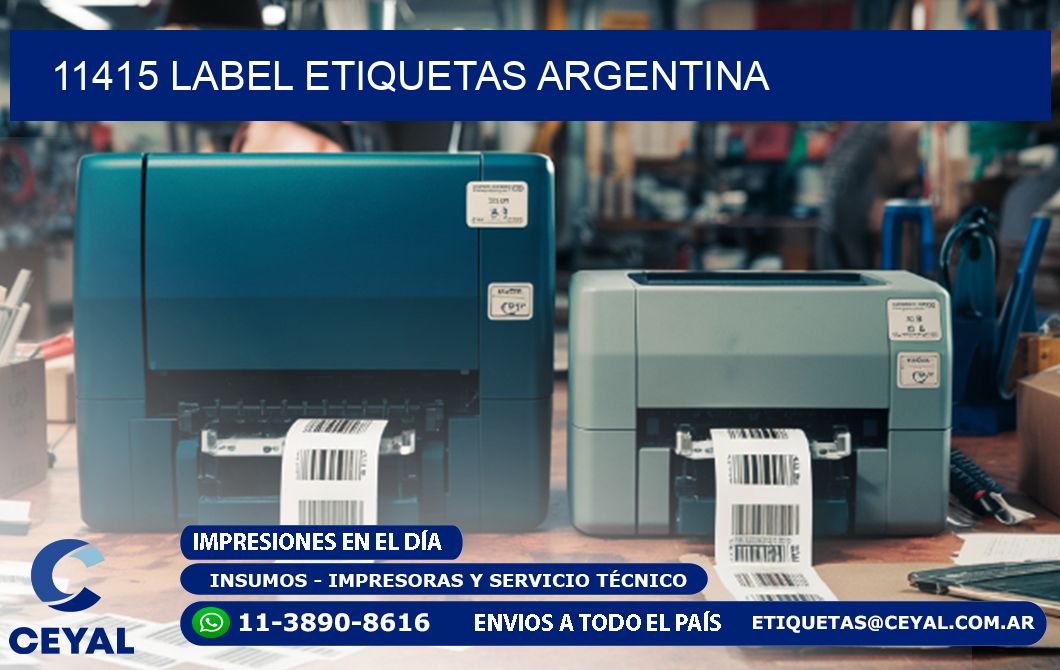 11415 LABEL ETIQUETAS ARGENTINA