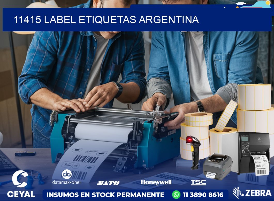 11415 LABEL ETIQUETAS ARGENTINA